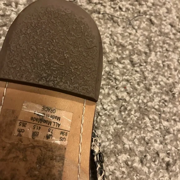 Sam Edelman Brown snake print Women's Sandals - Picture 3 of 3